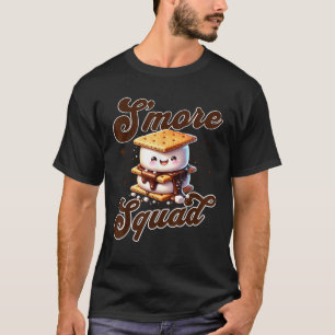 Niedliche Outdoor-Smore Squad Camping Family Match T-Shirt