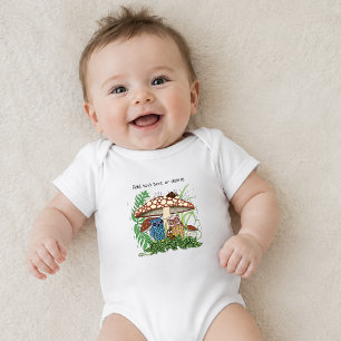 Niedliche Owl Family Pilzregen Baby Strampler