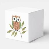 Niedliche Owl Gefälligkeitsboxen Geschenkschachtel (Rückseite)