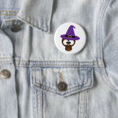 Niedliche Owl Hexe Button (Beispiel)