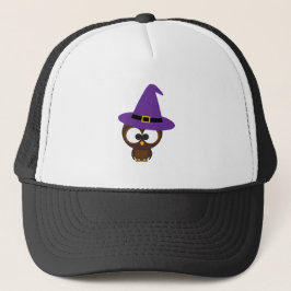 Niedliche Owl Hexe Truckerkappe