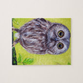 Niedliche Owl-Malerei Puzzle (Horizontal)
