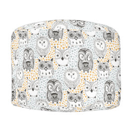 Niedliche Owl Pattern Hocker