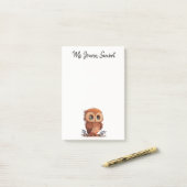 Niedliche Owl Post-it-Notizen Post-it Klebezettel (Auf Schreibtisch)