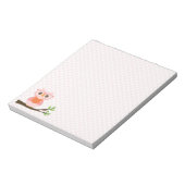 Niedliche Owl Reading Notizblock (Rotiert)