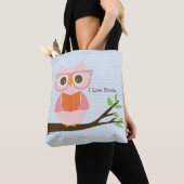 Niedliche Owl Reading Tasche (Von Nahem)