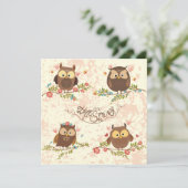 Niedliche Owls (Stehend Vorderseite)