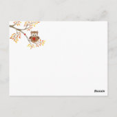 Niedliche Owls | Du bist Owl I Need Postkarte (Rückseite)