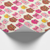 Niedliche Owls Geschenkpapier (Ecke)