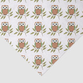 Niedliche Owls Geschenkpapier Seidenpapier (Ausschnitt)