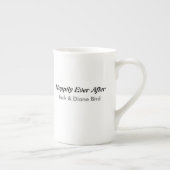 Niedliche Owls Hochzeitskuppel mit individuellem T Porzellantasse (Rechts)