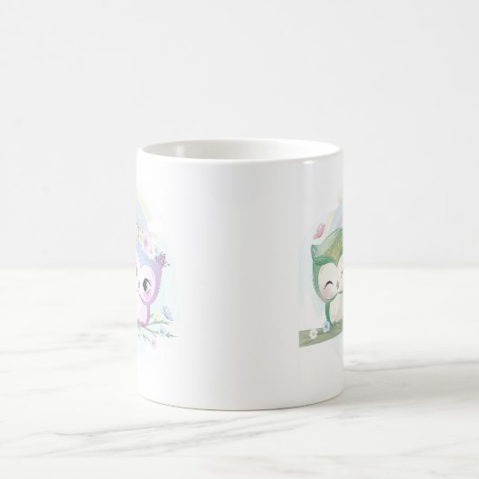 Niedliche Owls Kaffeetasse (Mittel)