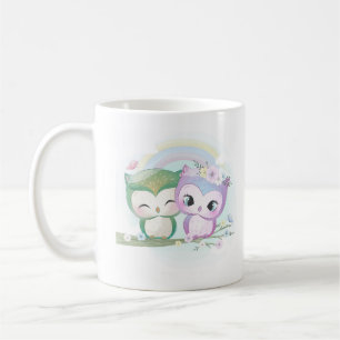Niedliche Owls Kaffeetasse