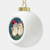 Niedliche Owls Keramik Kugel-Ornament (Rechts)