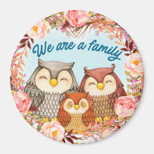 Niedliche Owls Magnet