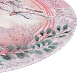 Niedliche Owls Schneidebrett (Ecke)