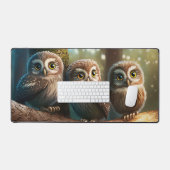 Niedliche Owls Schreibtischunterlage (Tastatur & Maus)