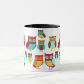 Niedliche Owls Tasse (Zentrum)