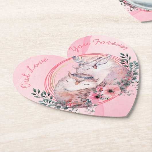 Niedliche Owls Untersetzer (angewinkelt)