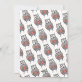 Niedliche Owlways Liebe Ihr Valentinstag Feiertagskarte (Rückseite)