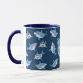 Niedliche Ozeanmonogramm-Kids Tasse (Links)