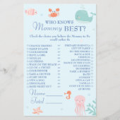 Niedliche Ozeanpastel, die das beste Spiel der Mam Flyer (Vorne)