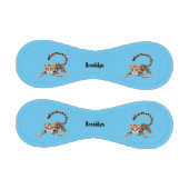 Niedliche Ozelot-Cartoon-Abbildung Baseball (Paneele)