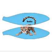 Niedliche Ozelot-Cartoon-Abbildung Mini Basketball (Panele)