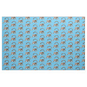Niedliche Ozelot-Cartoon-Abbildung Stoff (Fat Quarter (45,7 x 55,9 cm))