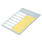 Niedliche Paarbildung | Speisekarte Notizblock (angewinkelt)