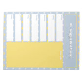 Niedliche Paarbildung | Speisekarte Notizblock (Vorderseite)