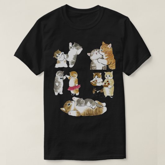 niedliche Paare aus Mofu Sand T-Shirt (Design vorne)
