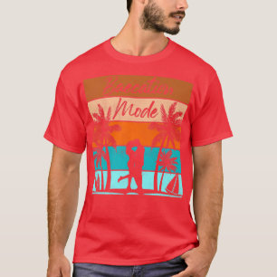 Niedliche Paare Ausflug Vintag Retro Sommersaison T-Shirt