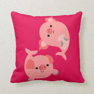 Niedliche Paare des Cartoon Merpigs Kissen