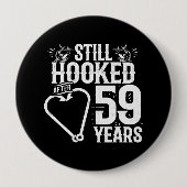 Niedliche Paare zum 59. Geburtstag Verheiratet 59  Button (Vorderseite)