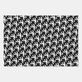 Niedliche Packpapierblätter mit weißen Krawatte Geschenkpapier Set (Vorderseite)