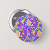 Niedliche Paisley-Hals-Krawatte Button (Vorne & Hinten)