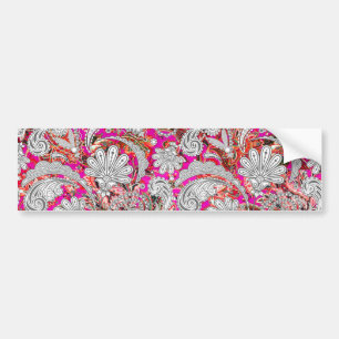 Niedliche Paisley-Muster Autoaufkleber