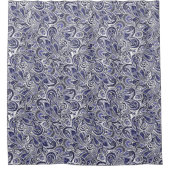 Niedliche Paisley-Muster Duschvorhang (Vorderseite)