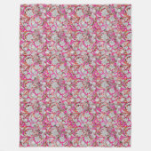 Niedliche Paisley-Muster Fleecedecke (Vorderseite)