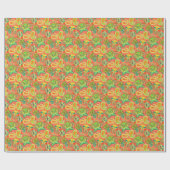 Niedliche Paisley-Muster Geschenkpapier (Flach)