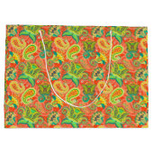 Niedliche Paisley-Muster Große Geschenktüte (Rückseite)