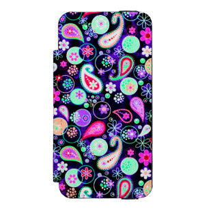 Niedliche Paisley-Muster Incipio Watson™ iPhone 5 Geldbörsen Hülle