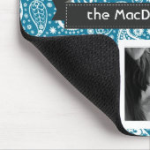 Niedliche Paisley-Muster Instagram Foto-Collage Mousepad (Ecke)