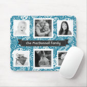 Niedliche Paisley-Muster Instagram Foto-Collage Mousepad (Mit Mouse)