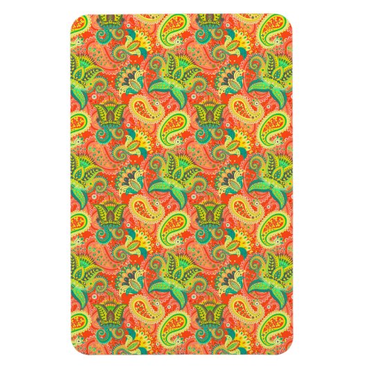 Niedliche Paisley-Muster Magnet (Vertikal)