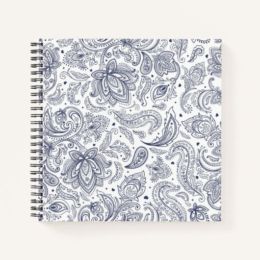 Niedliche Paisley-Muster Notizblock (Vorderseite)