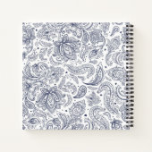 Niedliche Paisley-Muster Notizblock (Rückseite)