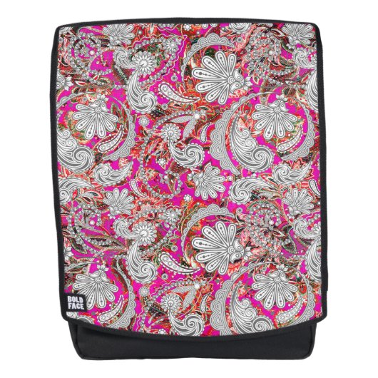 Niedliche Paisley-Muster Rucksack (Vorderseite)