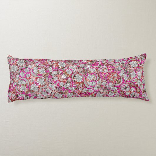 Niedliche Paisley-Muster Seitenschläferkissen (Rückseite)